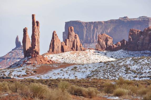 As belas paisagens do Monument Valley, no Arizona, nos Estados Unidos